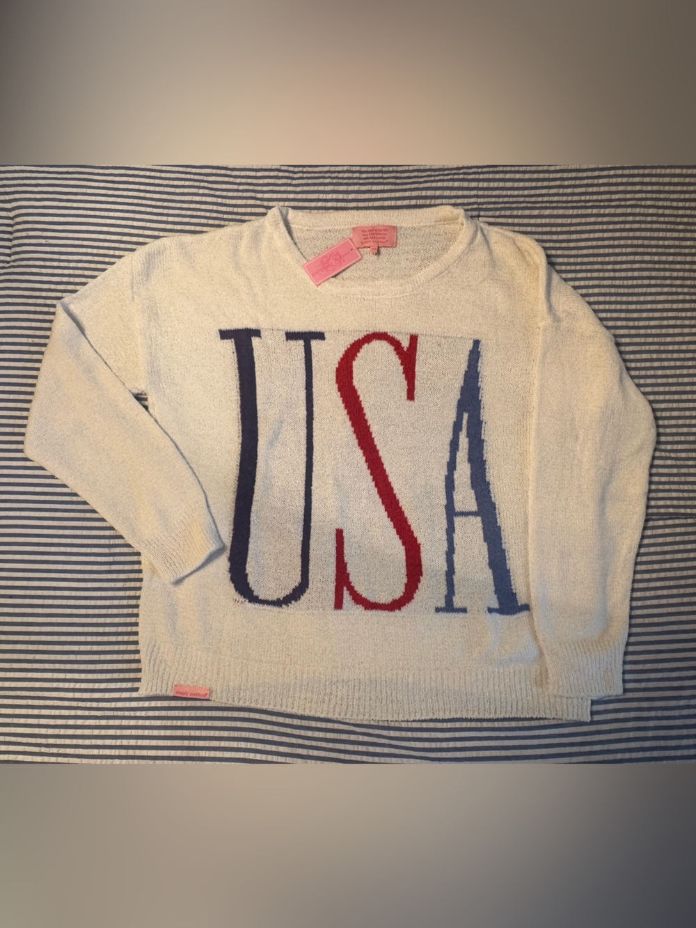 Simply Southern USA Crewneck Lightweight Sweater